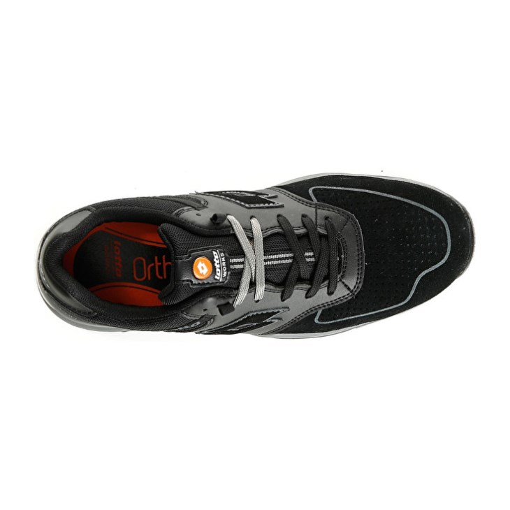 Zapatos Seguridad Lotto Street S1P SRC Hombre Negras Plateadas | MQ449914K7